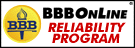 Better Business Bureau online reliability seal