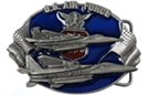 tandem US Air Force fighter jets belt buckle