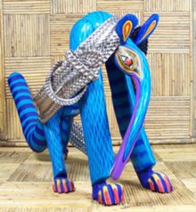 Zeny Fuentes' anteater with snakeskin braided pleather belt