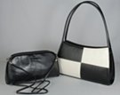 two-in-one: arch double shoulder purse with clutch/crossbody pouchette