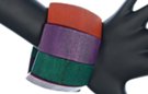 multi-colored wooden bracelet