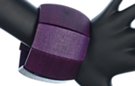 purple wooden bracelet