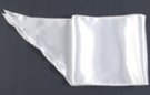 white satin belt scarf