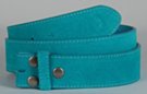 blue suede leather straps for removable buckles
