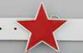 big red star belt buckle