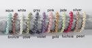 string bead bracelets of 5/16" beads with clasp