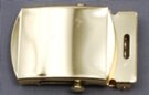 brass plate military-style buckle
