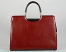 brief purse with detachable shoulder sling