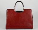 brief purse with detachable shoulder sling