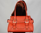 magnetic clip flap top handbag with cargo straps