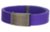 royal purple acrylic web belt and buckle