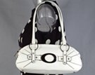 white teardrop baguette handbag, cats nose center ring with whiskers