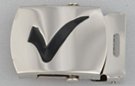 check mark military-style buckle