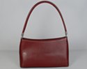 wine cord strap shoulder purse with flowing contour