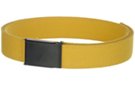 maize yellow cotton 1-1/4" military-style web belt