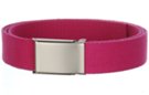 fuchsia cotton 1-1/4" military-style web belt