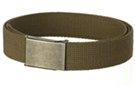 olive drab cotton 1-1/4" military web belt