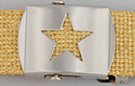 5-point star military-style buckle