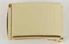 flip-top brass plated military buckle for 1 inch belts