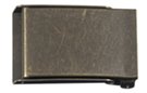 antique brass flip-top military buckle
