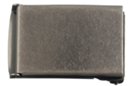 gunmetal flip-top military buckle