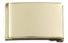 brass plate flip-top military buckle