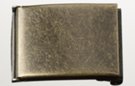 solid brass military flip-top buckle for wide web belts