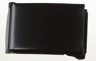 black flip-top military buckle