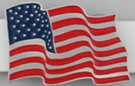 Old Glory USA flag belt buckle