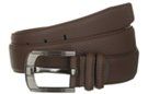 brown honeycomb embossed genuine leather casual dress belt with southwestern gunmetal buckle