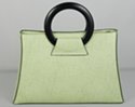 reed green hourglass hoop purse