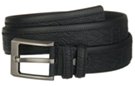 black shark tooth necklace embossed genuine leather casual dress belt