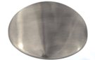 big convex oval gunmetal western belt buckle