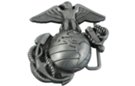 marine corps insignia pewter belt buckle