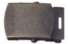 steel military-style buckle