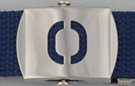 block initial "O" military buckle