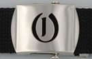 Gothic initial "O" military buckle