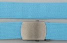 river blue military-style cotton blend web belt