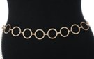 mill stone rings gold chain belt