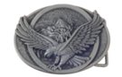 mountain eagle oval belt buckle