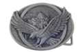 mountain eagle oval belt buckle