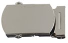 steel nickel polish military buckle for 1 inch belts