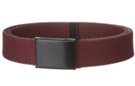 burgundy color narrow military web belt