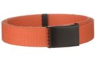 orange narrow military web belt