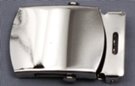 steel military-style buckle