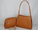 two-in-one: shoulder bag with mini hip purse