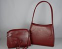 two-in-one: shoulder bag with mini hip purse