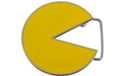 yellow wedge belt buckle