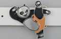 kung-fu martial arts kicking panda buckle