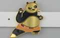 kung-fu martial arts ready panda buckle